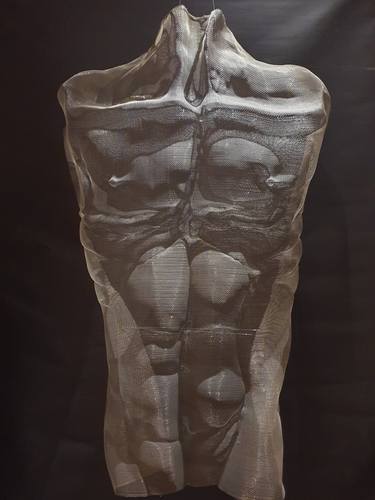 Original Men Sculpture by Manuel Alonso