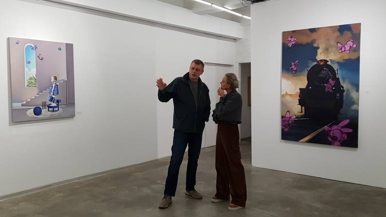 Original Contemporary Transportation Painting by Igor Konovalov