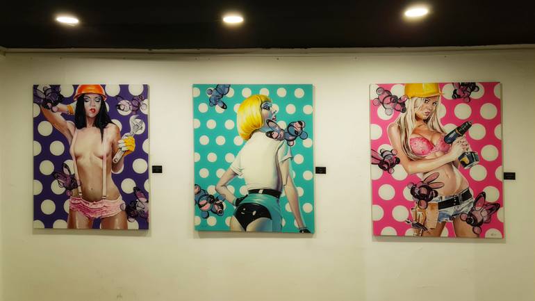 Original Figurative Women Painting by Igor Konovalov