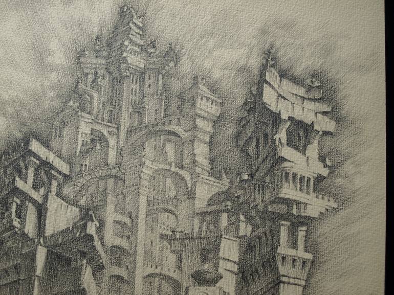 Original Realism Architecture Drawing by Sergey Skachkov