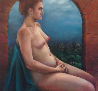 Original Realism Nude Painting by Mariya Slonim