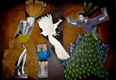Print of Modern Women Paintings by Juan Carlos Ortiz