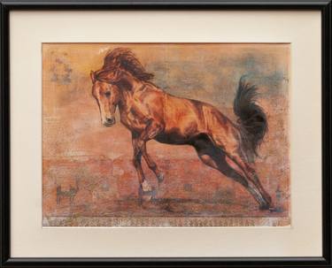 Original Fine Art Horse Paintings by Dace Strausa