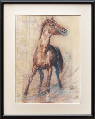 Original Fine Art Horse Paintings by Dace Strausa