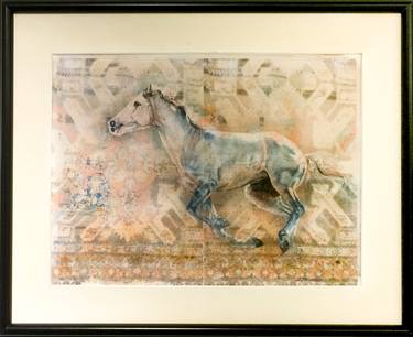 Original Fine Art Horse Paintings by Dace Strausa