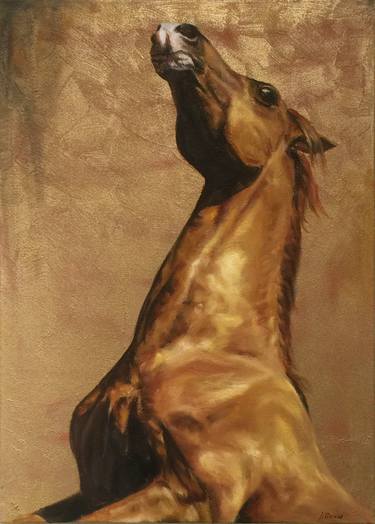Print of Horse Paintings by Dace Strausa