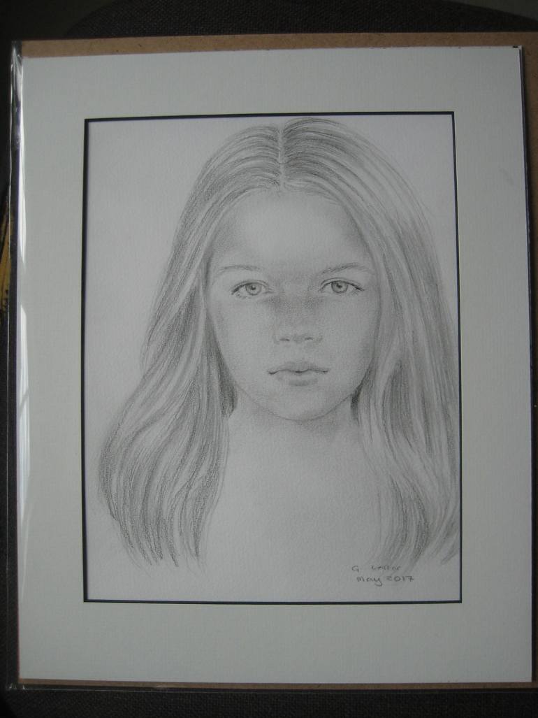 Original Impressionism Children Drawing by Gaynor Lester