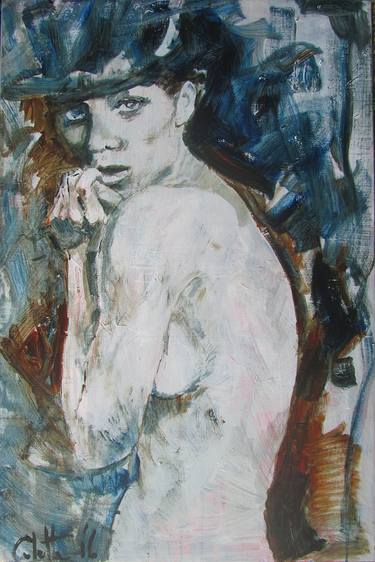 Original Expressionism Nude Paintings by Colette van Ojik