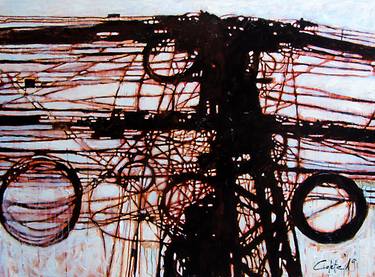 Print of Abstract Expressionism Cities Paintings by Colette van Ojik