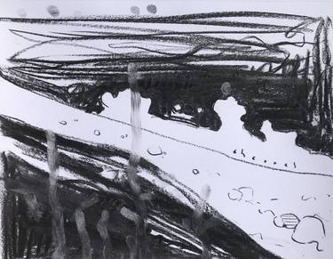 Original Expressionism Landscape Drawings by Aldo Cherres