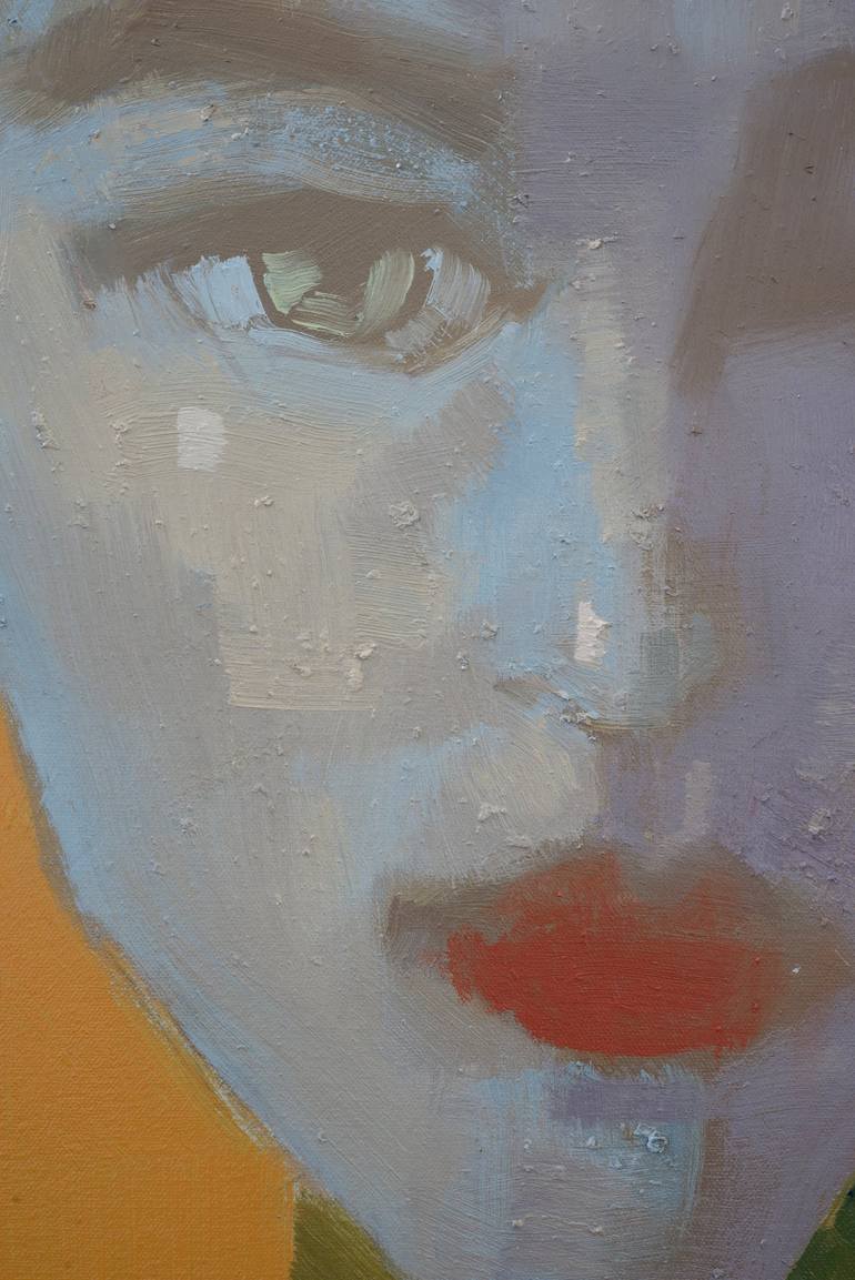 Original Figurative Portrait Painting by Aldo Cherres