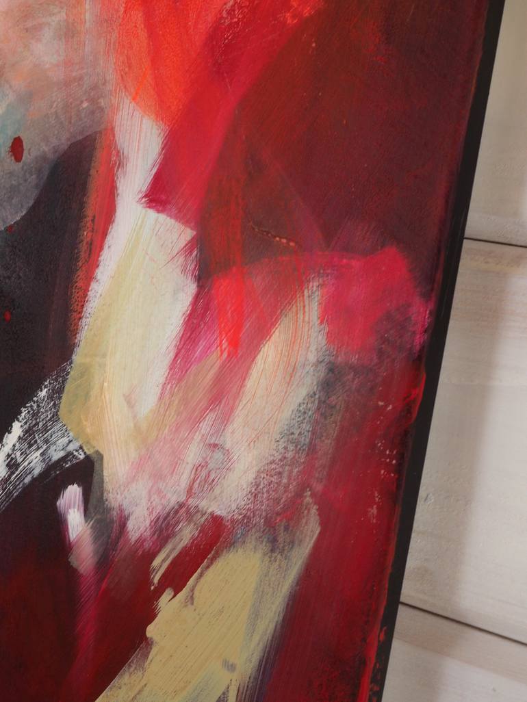 Original Abstract People Painting by Anna Matykiewicz