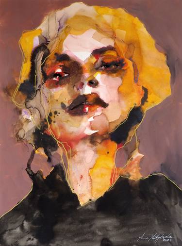 Original Abstract People Paintings by Anna Matykiewicz