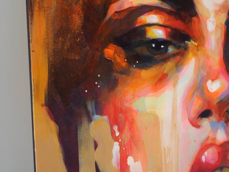 Original Figurative People Painting by Anna Matykiewicz