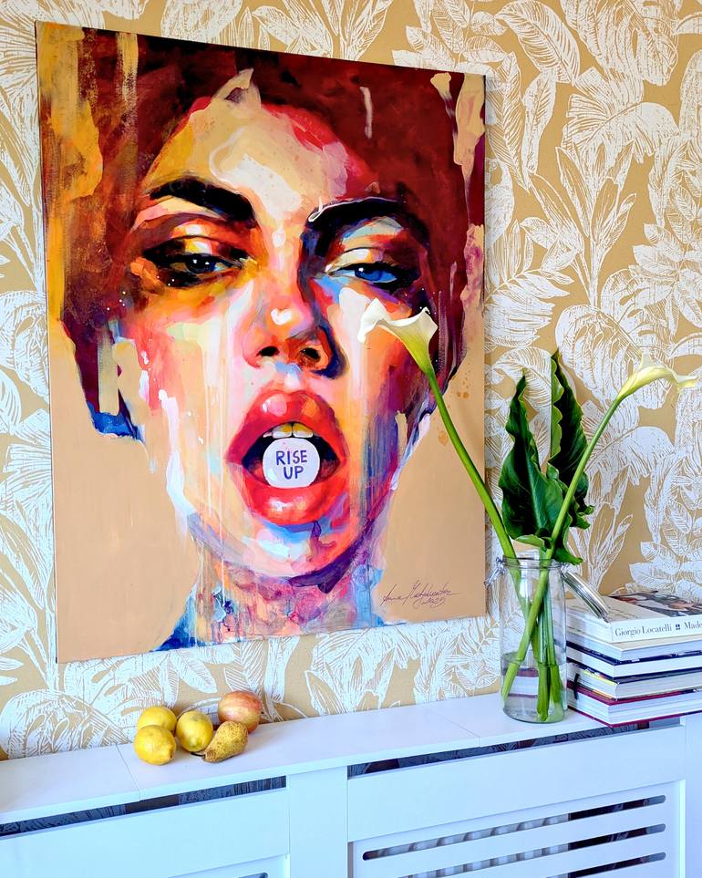 Original Figurative People Painting by Anna Matykiewicz