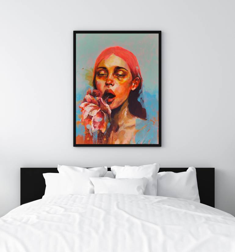 Original Figurative People Painting by Anna Matykiewicz