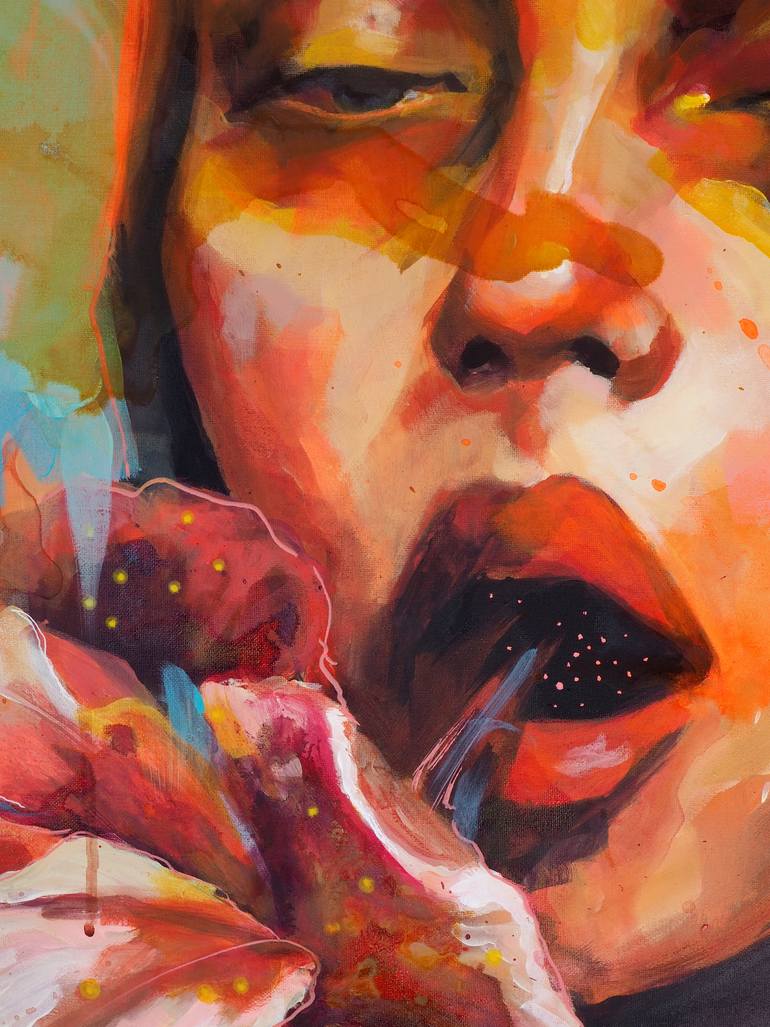 Original Figurative People Painting by Anna Matykiewicz