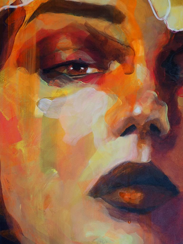 Original Figurative People Painting by Anna Matykiewicz