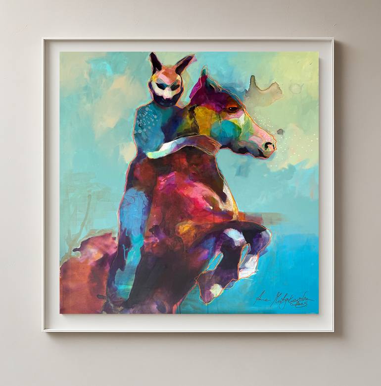 Original Contemporary Abstract Painting by Anna Matykiewicz