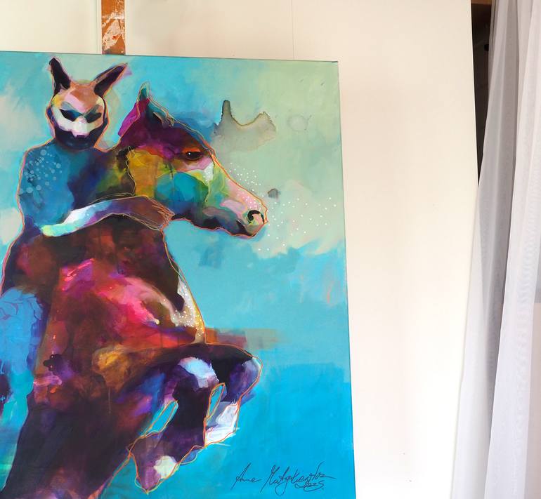 Original Contemporary Abstract Painting by Anna Matykiewicz