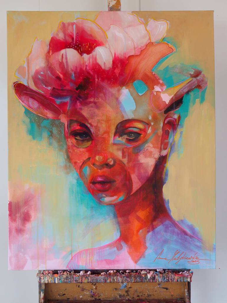 Original Contemporary Abstract Painting by Anna Matykiewicz