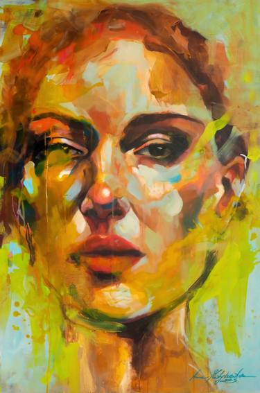 Original Abstract People Paintings by Anna Matykiewicz