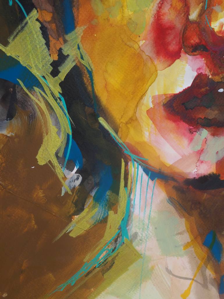 Original Figurative Abstract Painting by Anna Matykiewicz