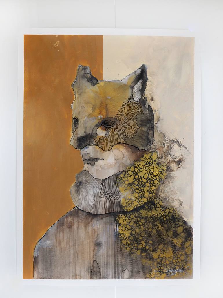 Original Figurative Abstract Painting by Anna Matykiewicz