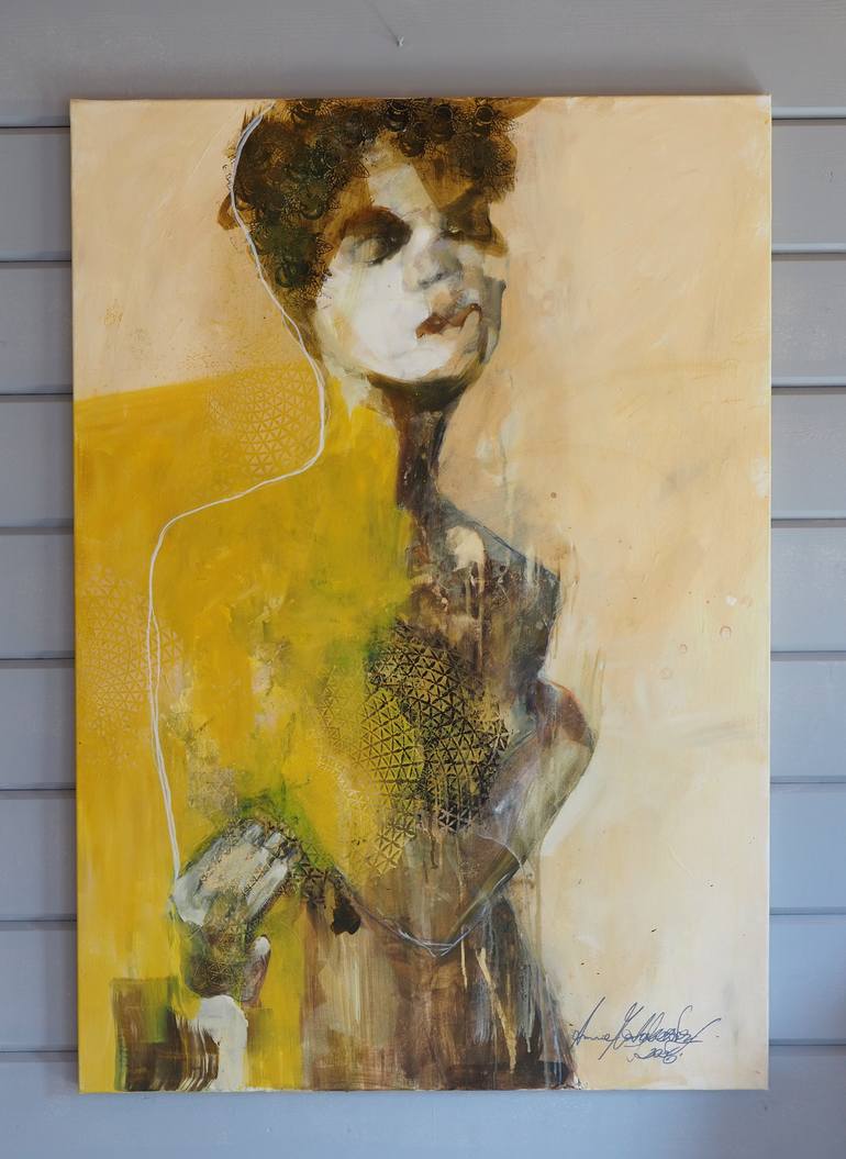 Original Figurative People Painting by Anna Matykiewicz