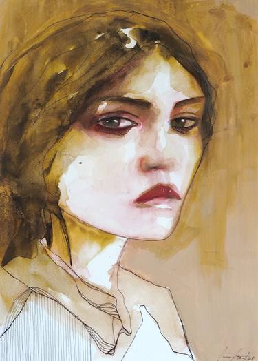 Print of Fine Art Portrait Paintings by Anna Matykiewicz