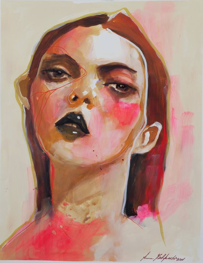 Weariness Painting by Anna Matykiewicz | Saatchi Art