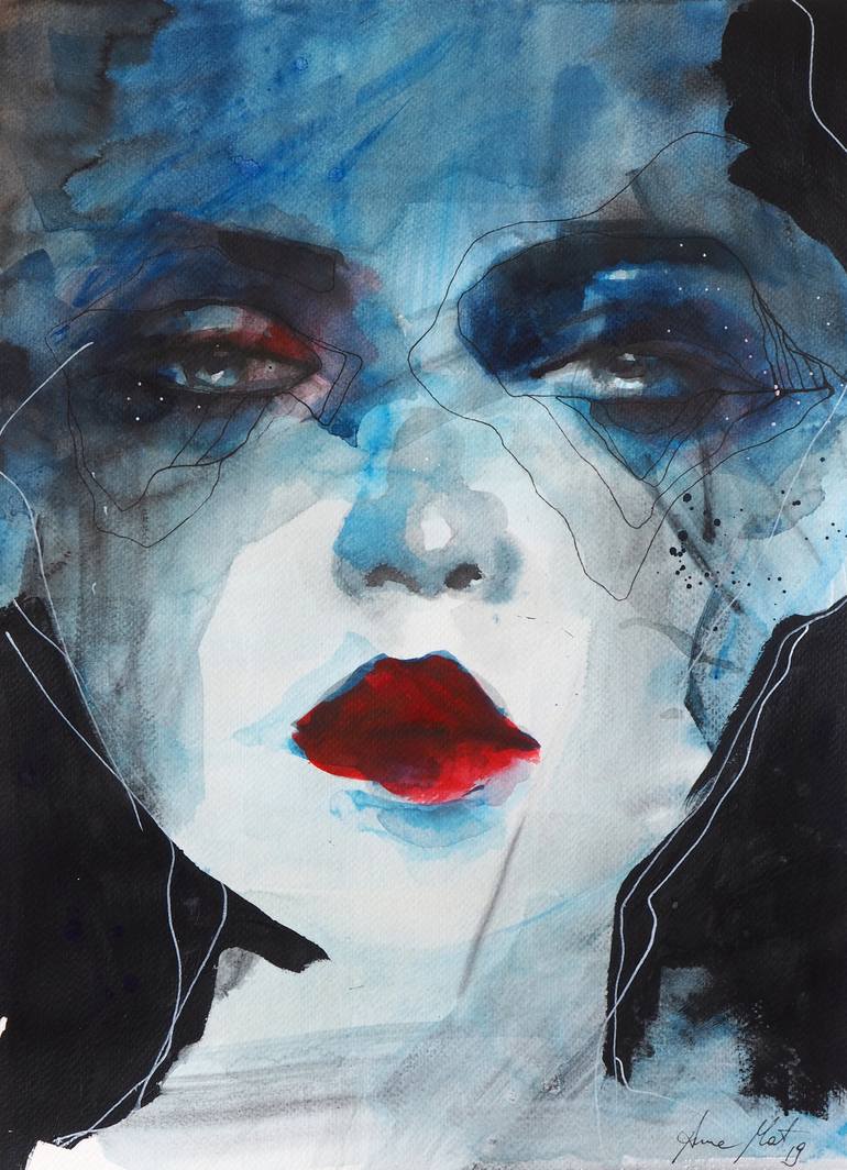 Dark series 04 Painting by Anna Matykiewicz | Saatchi Art