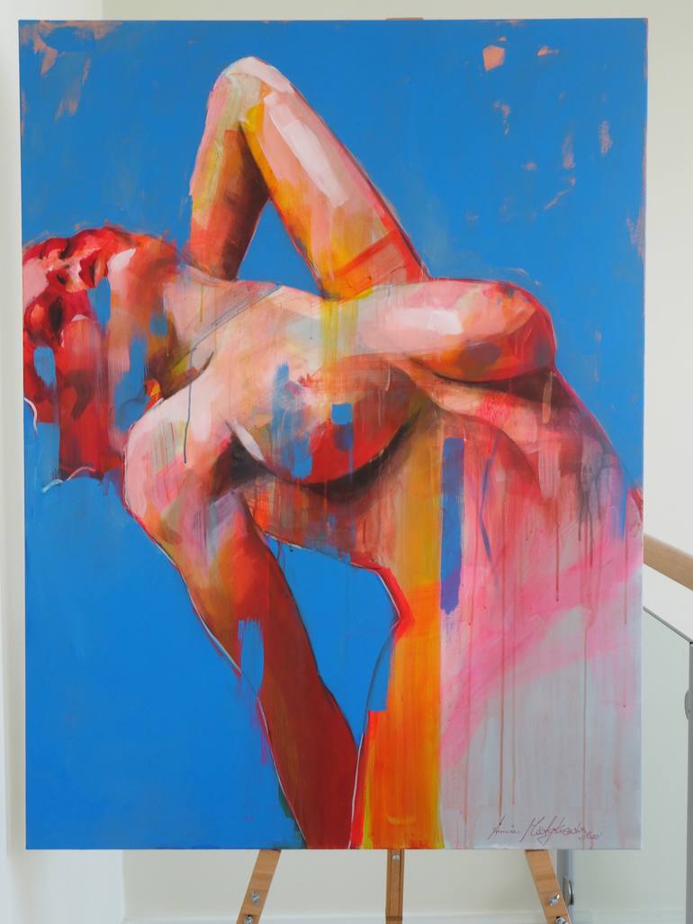 Original Nude Painting by Anna Matykiewicz