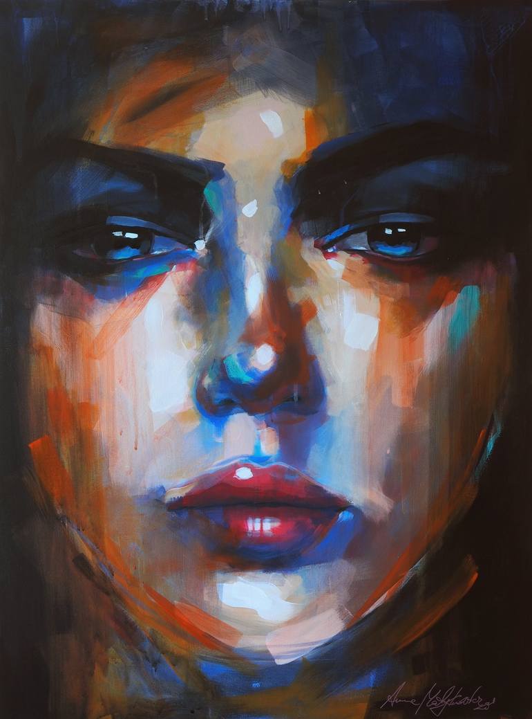 Musing Painting by Anna Matykiewicz | Saatchi Art