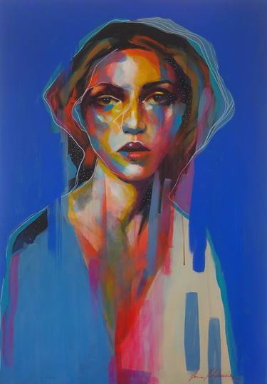 Print of Figurative Portrait Paintings by Anna Matykiewicz