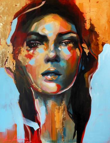 Print of Figurative Portrait Paintings by Anna Matykiewicz