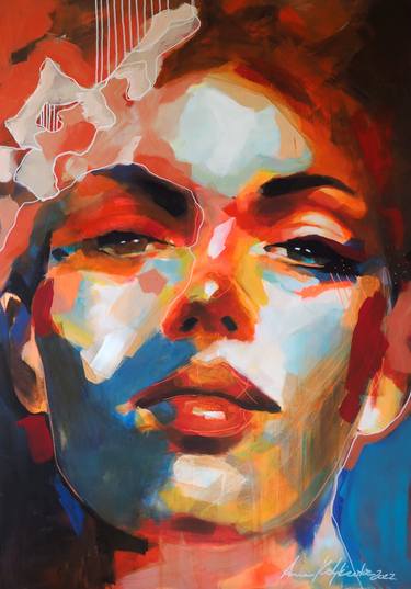 Print of Figurative Portrait Paintings by Anna Matykiewicz