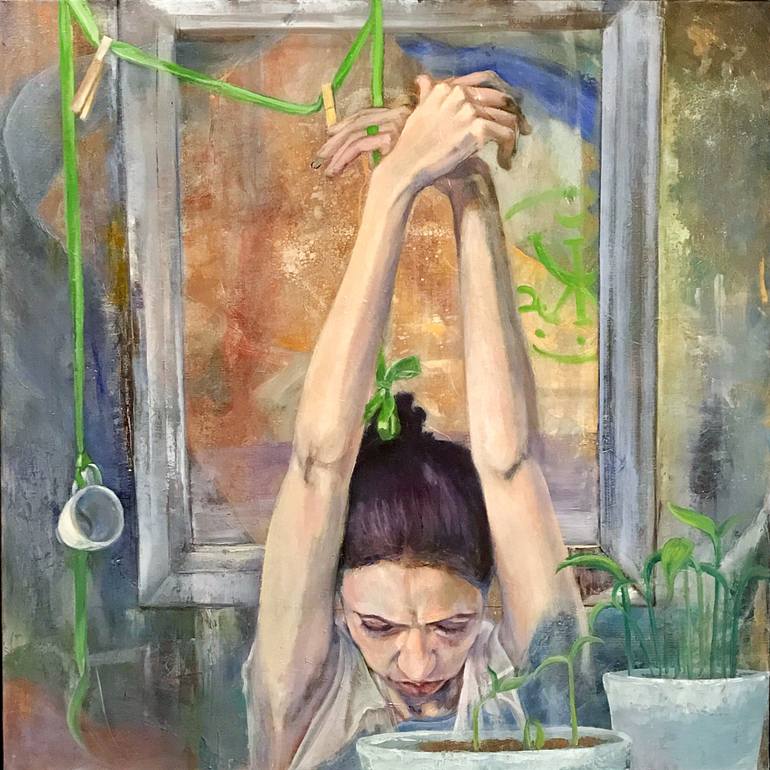 Original Figurative People Painting by Shannon Trevethan