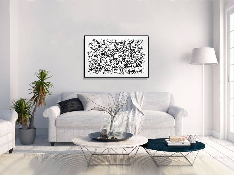 Original Abstract Expressionism Abstract Mixed Media by John Sharp