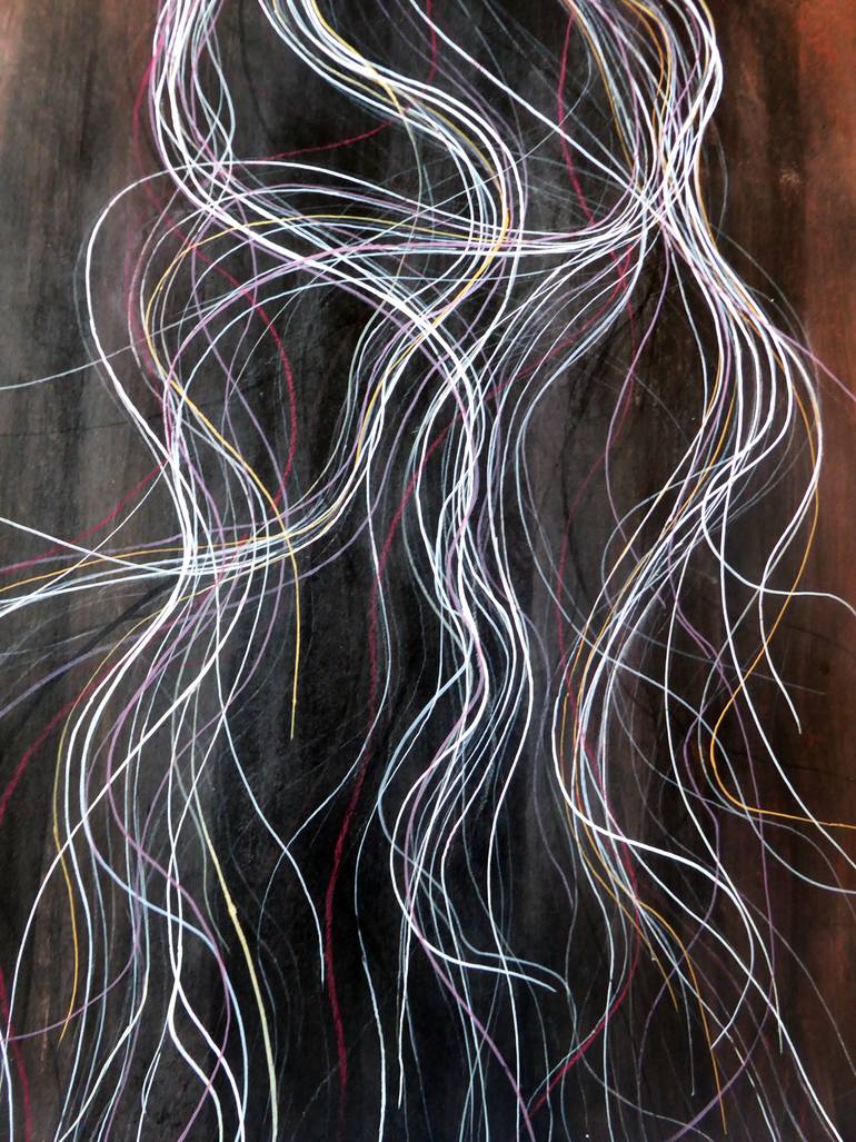 Original Abstract Water Drawing by John Sharp
