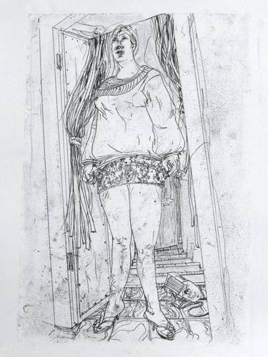 Print of Figurative Women Printmaking by John Sharp