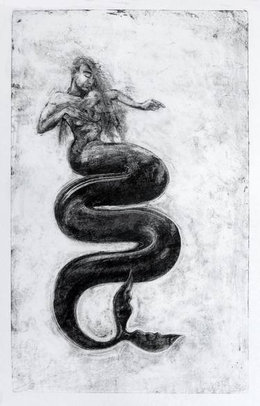 Print of Folk Classical mythology Printmaking by John Sharp