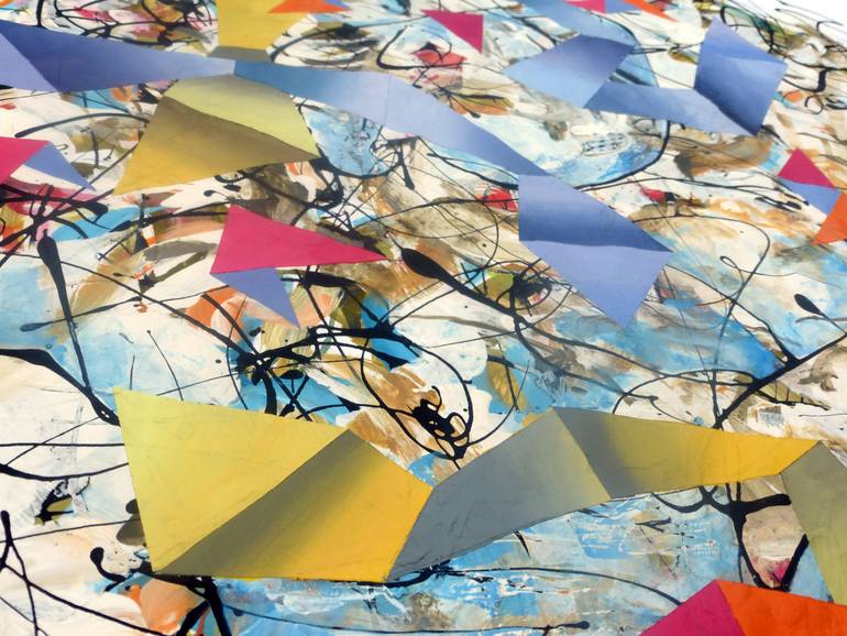 Original Abstract Expressionism Abstract Painting by John Sharp