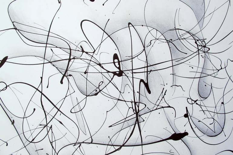 Original Abstract Drawing by John Sharp