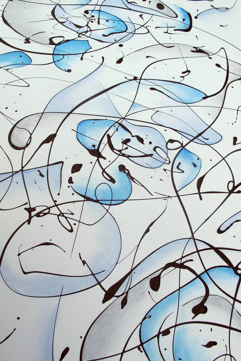 Original Abstract Expressionism Abstract Painting by John Sharp