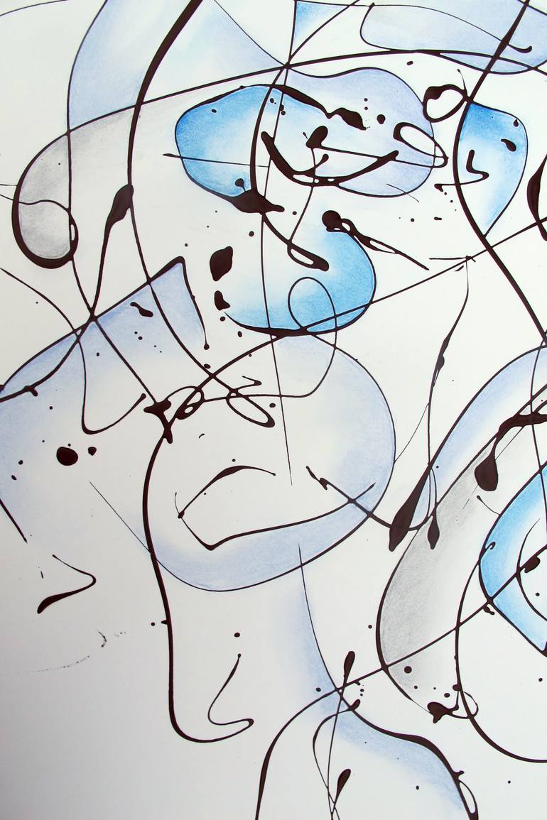 Original Abstract Expressionism Abstract Painting by John Sharp