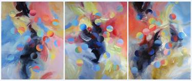 Original Abstract Science Paintings by John Sharp
