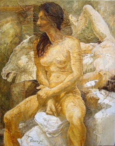 Original Figurative Nude Paintings by Pervizi Leonard
