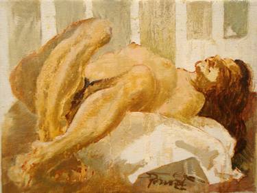 Print of Nude Paintings by Pervizi Leonard