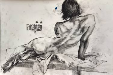 Original Nude Drawings by Pervizi Leonard